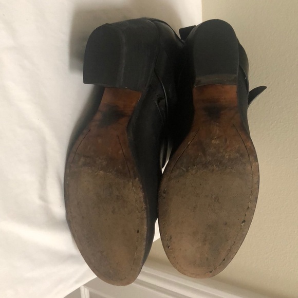 Rag and Bone black leather heeled booties - Picture 6 of 6